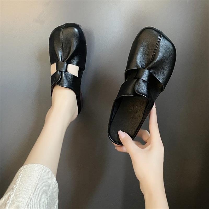 🔥Promotion du dernier jour -50% 🏖️ - Mules à nœuds et semelles souples pour femmes