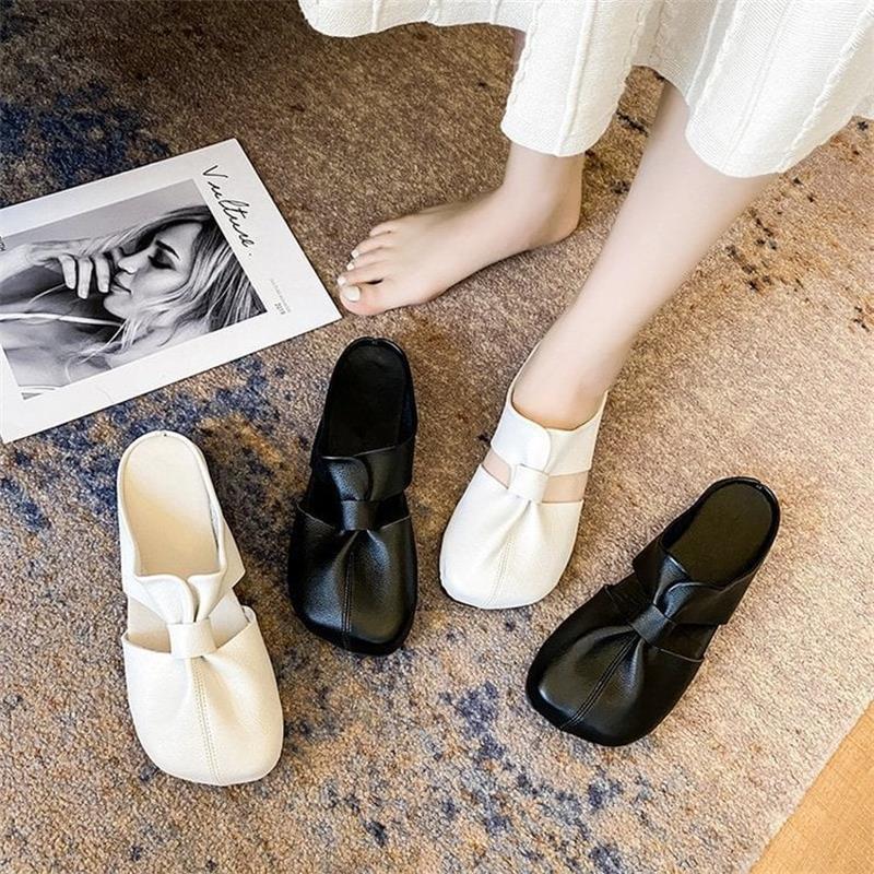 🔥Promotion du dernier jour -50% 🏖️ - Mules à nœuds et semelles souples pour femmes