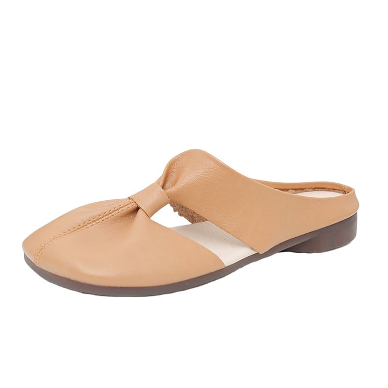 🔥Promotion du dernier jour -50% 🏖️ - Mules à nœuds et semelles souples pour femmes