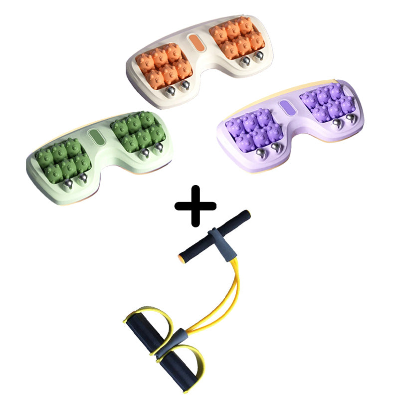 ⏳Spécial à durée limitée⏰Rouleau de massage portable double – Détente & soulagement immédiat pour vos pieds😌🌿