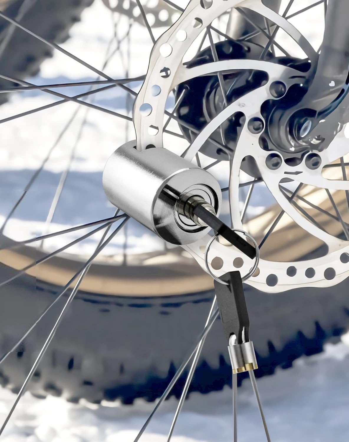 🏍️🔒 Serrure à disque antivol pour motocyclette