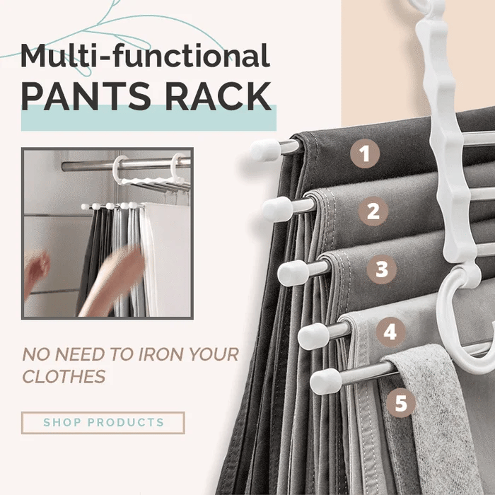 đ ACHETEZ 2, RECEVEZ 3 ! âšPorte-Pantalons Multifonctionnel