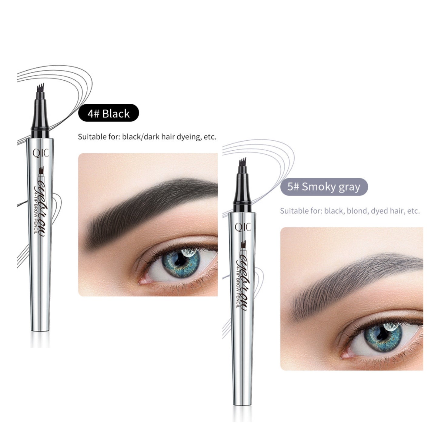 🔥Crayon de tatouage 3D imperméable à 4 pointes de fourche pour microblading (🔥 achetez-en 1, obtenez-en 1 gratuit)