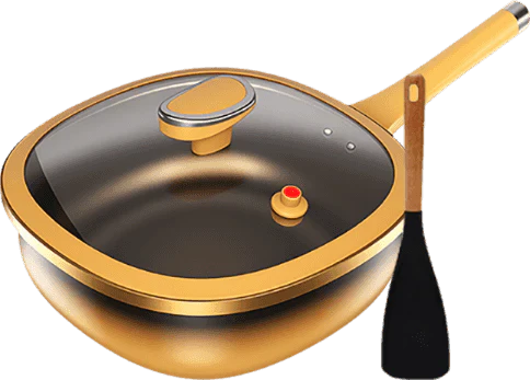 🔥 50 % DE RÉDUCTION ! 🍳✨ Pot anti-adhésif en alliage de titane de 12 pouces avec couvercle 🍲💫