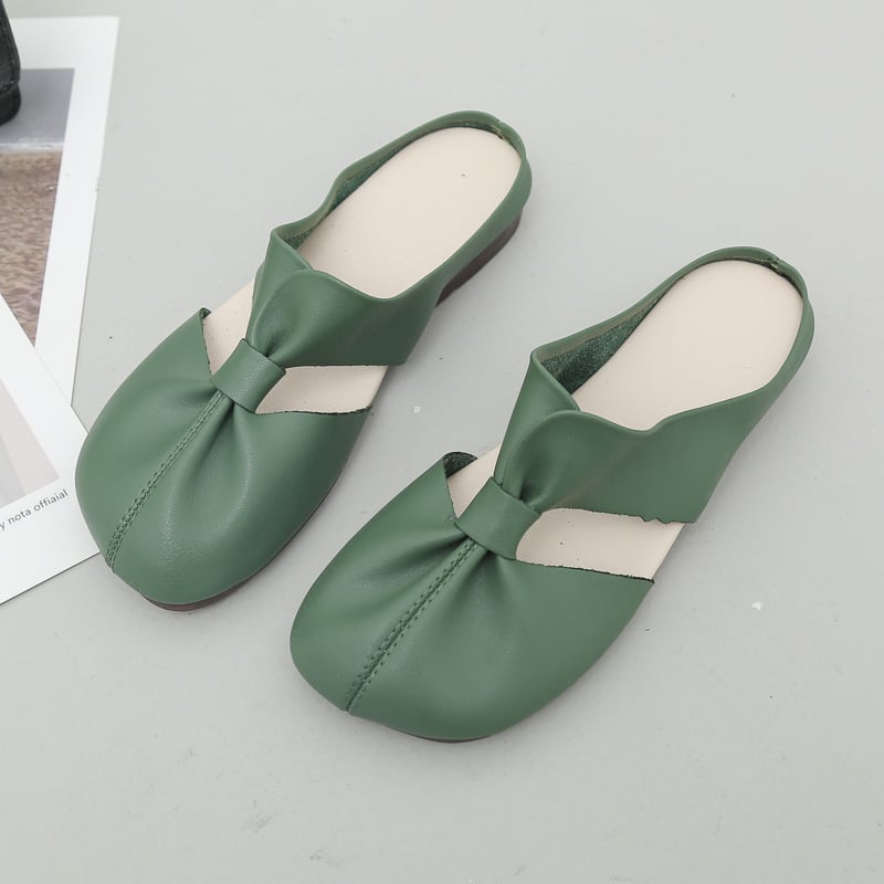 🔥Promotion du dernier jour -50% 🏖️ - Mules à nœuds et semelles souples pour femmes