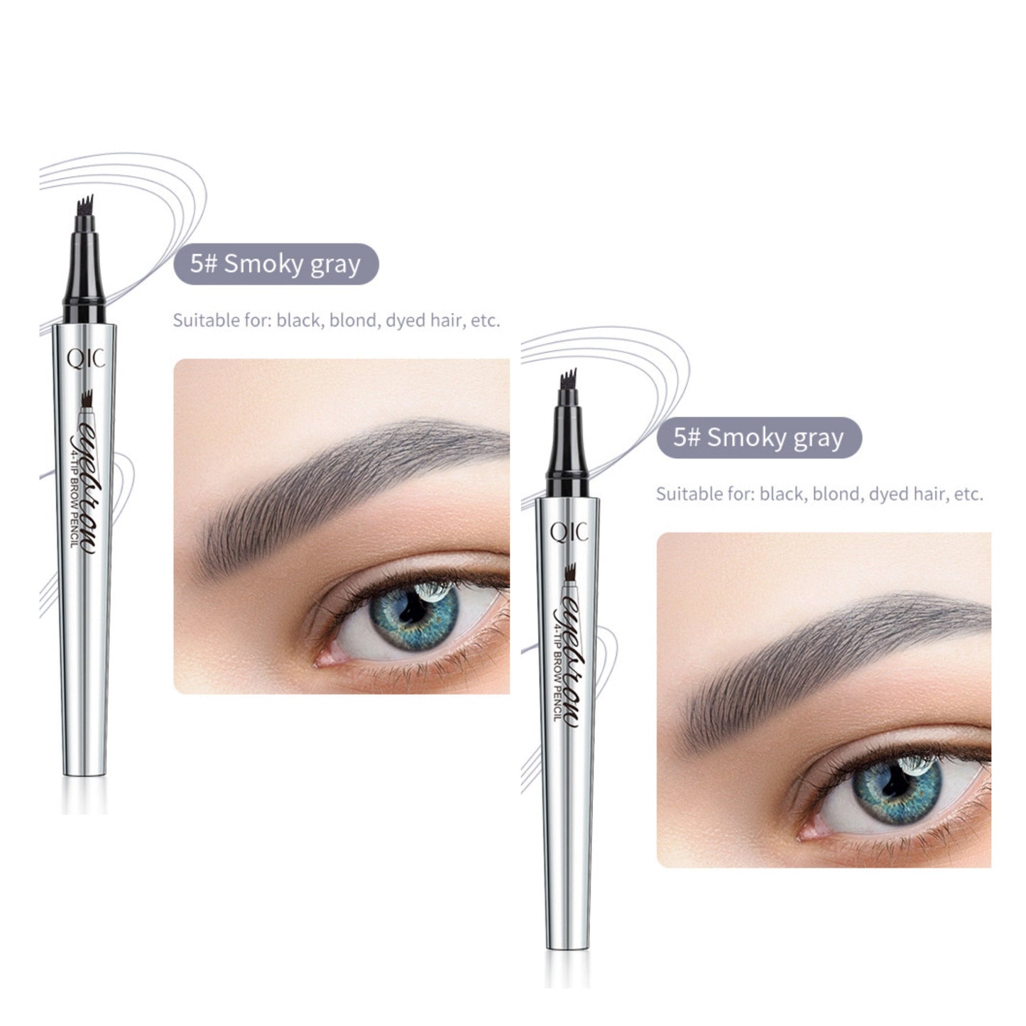 🔥Crayon de tatouage 3D imperméable à 4 pointes de fourche pour microblading (🔥 achetez-en 1, obtenez-en 1 gratuit)