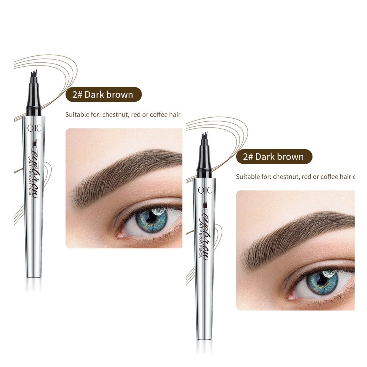🔥Crayon de tatouage 3D imperméable à 4 pointes de fourche pour microblading (🔥 achetez-en 1, obtenez-en 1 gratuit)