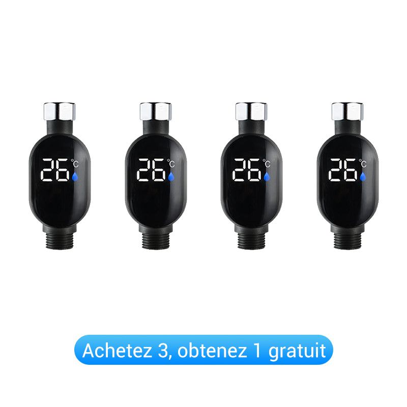 🔥 50% DE RÉDUCTION ! ✨ Thermomètre Numérique de Douche - Écran LCD Rétroéclairé, Mesure Instantanée, Alerte Précise 🚿💧