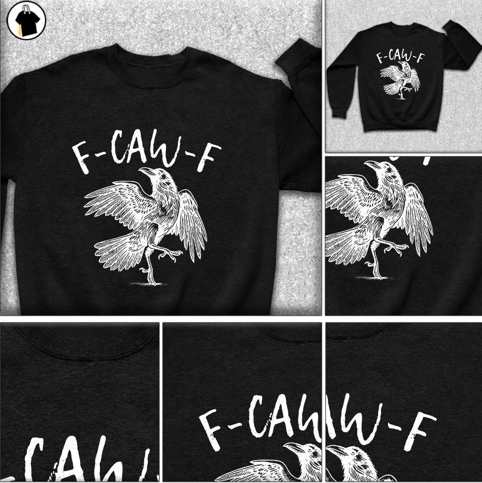 ✨T-shirt graphique humoristique avec corbeau – Dites-le avec un croassement !