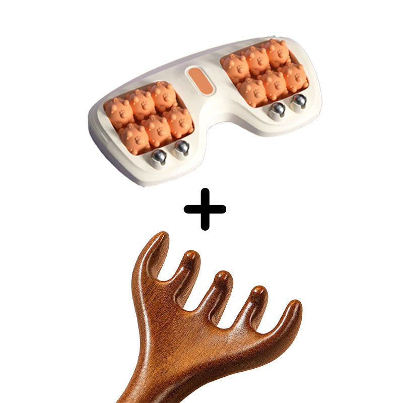 ⏳Spécial à durée limitée⏰Rouleau de massage portable double – Détente & soulagement immédiat pour vos pieds😌🌿