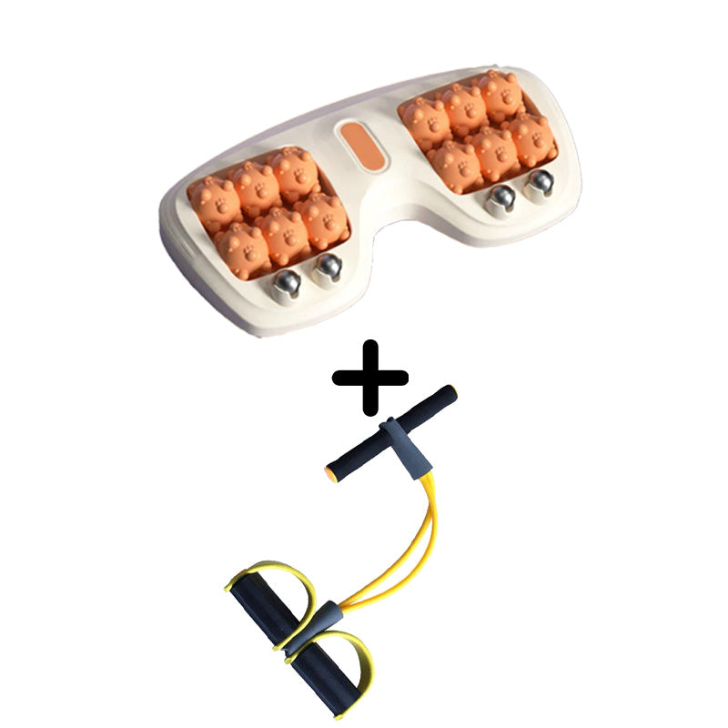 ⏳Spécial à durée limitée⏰Rouleau de massage portable double – Détente & soulagement immédiat pour vos pieds😌🌿