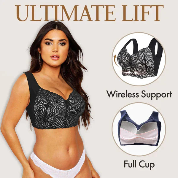 đżăSECOND SKINăCLOUD LIFT BRA SET | Pack de 3 sans couture et sans armature | Bandeaux anti-glisse et respirant đž