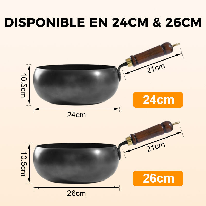 ⏳Spécial à durée limitée⏰Pot en fer épais non revêtu🍲