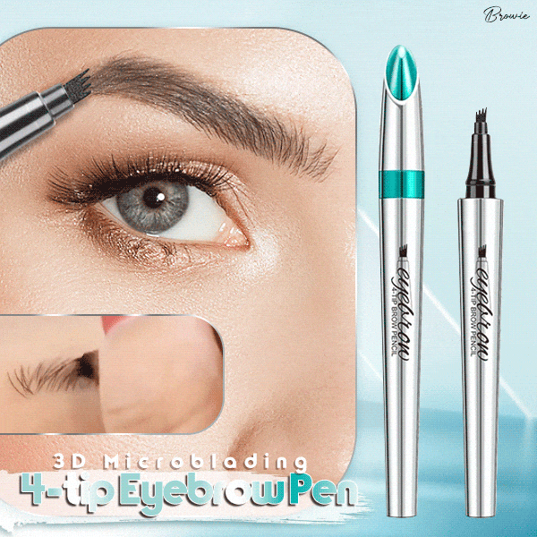 🔥Crayon de tatouage 3D imperméable à 4 pointes de fourche pour microblading (🔥 achetez-en 1, obtenez-en 1 gratuit)
