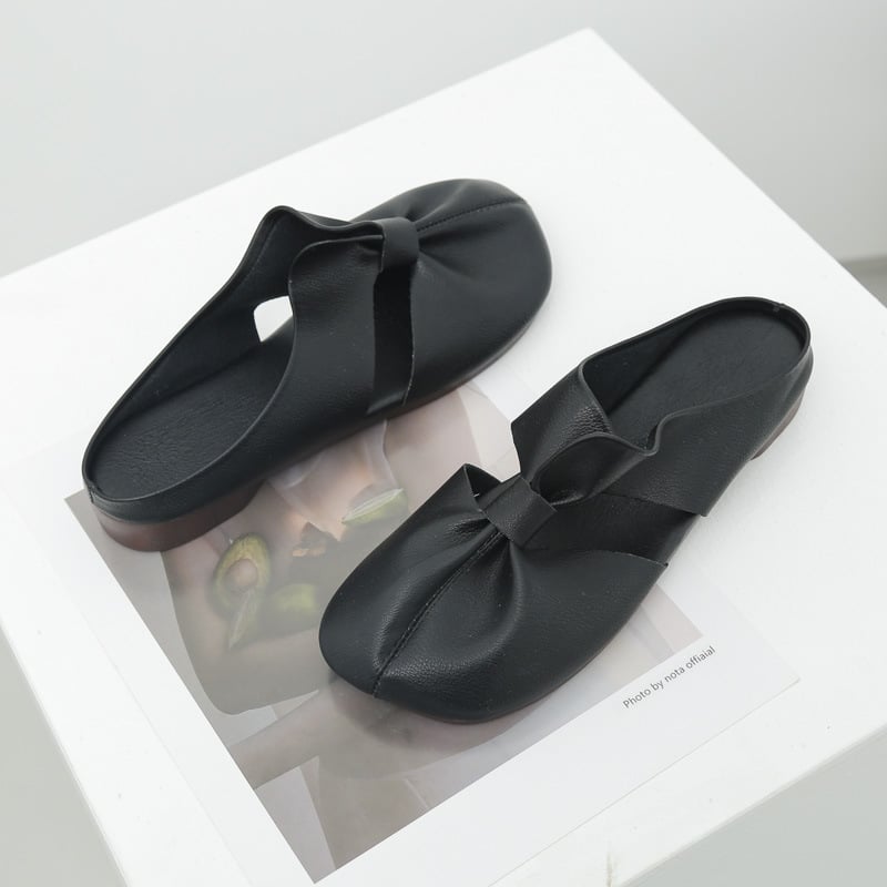 🔥Promotion du dernier jour -50% 🏖️ - Mules à nœuds et semelles souples pour femmes