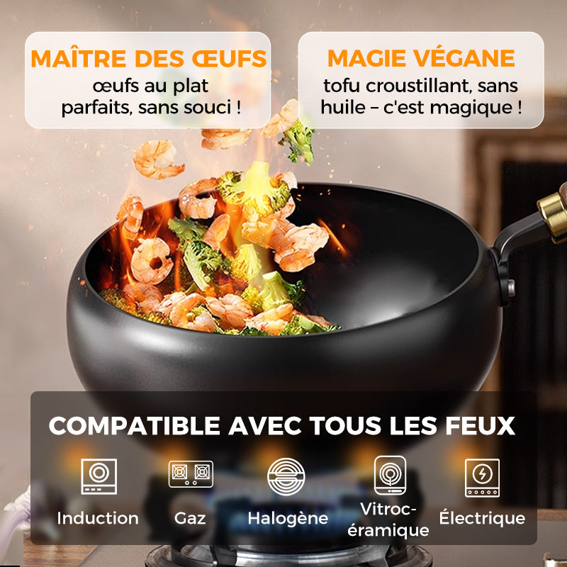 ⏳Spécial à durée limitée⏰Pot en fer épais non revêtu🍲