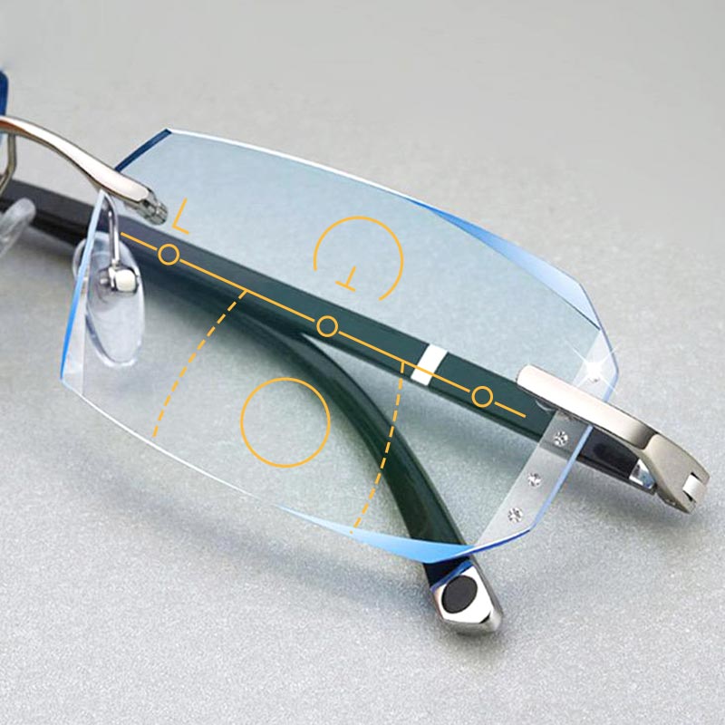 Nouvelles lunettes de lecture à double usage anti-lumière bleue, haute dureté saphir🌿🌿
