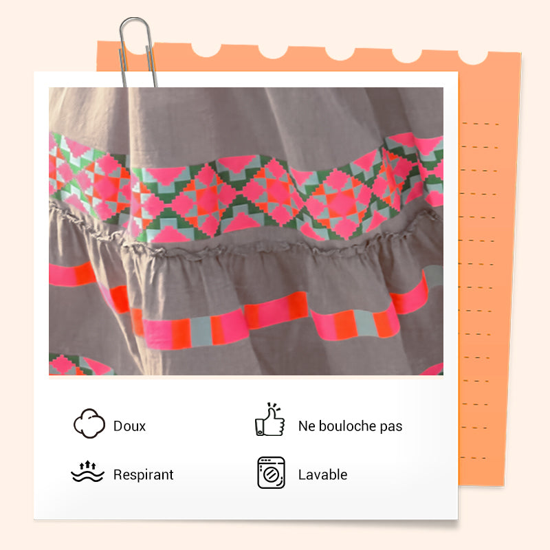 ✨2025 Meilleures ventes💖Robe sans manches à col en V pour femmes, motif vintage à rayures