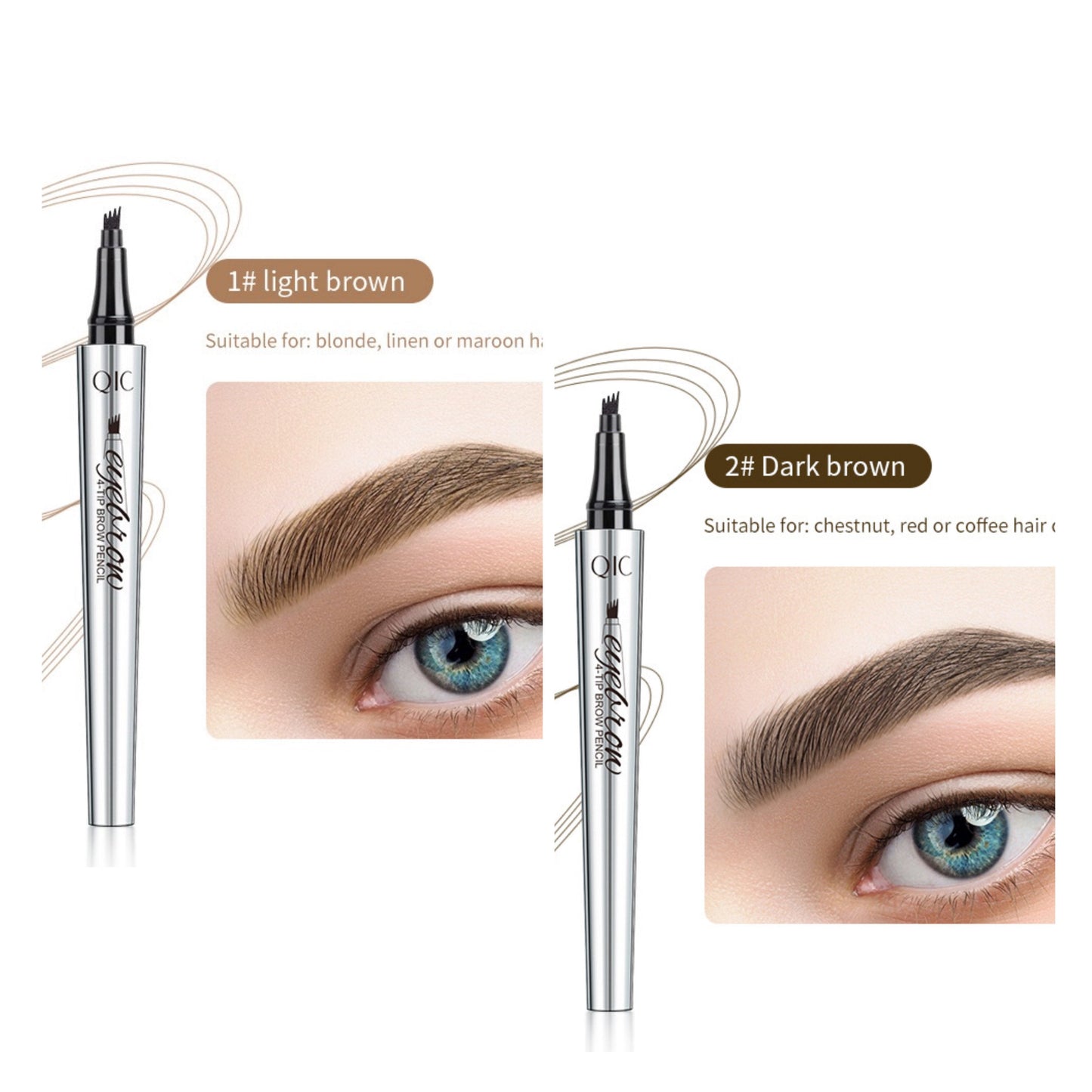 🔥Crayon de tatouage 3D imperméable à 4 pointes de fourche pour microblading (🔥 achetez-en 1, obtenez-en 1 gratuit)