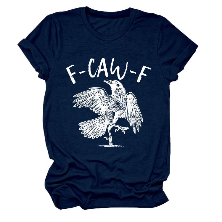 ✨T-shirt graphique humoristique avec corbeau – Dites-le avec un croassement !