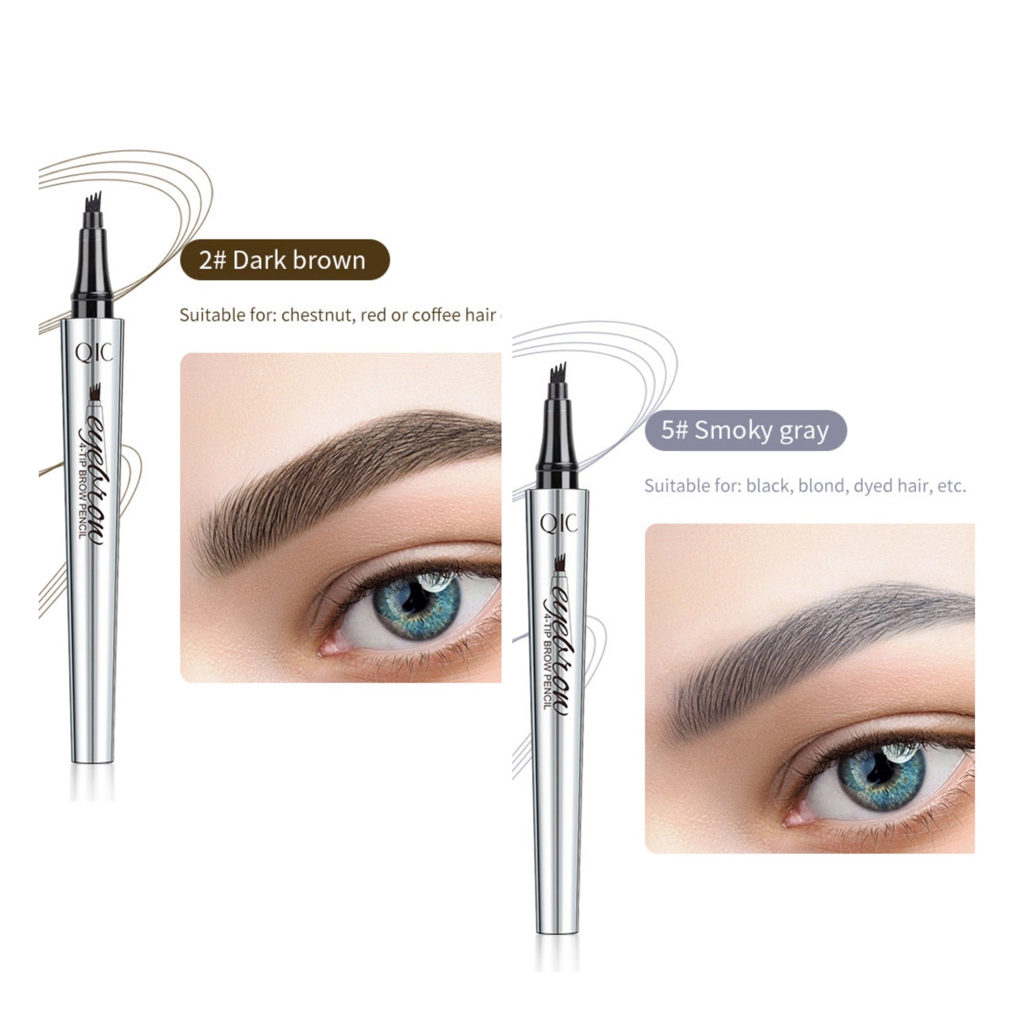 🔥Crayon de tatouage 3D imperméable à 4 pointes de fourche pour microblading (🔥 achetez-en 1, obtenez-en 1 gratuit)