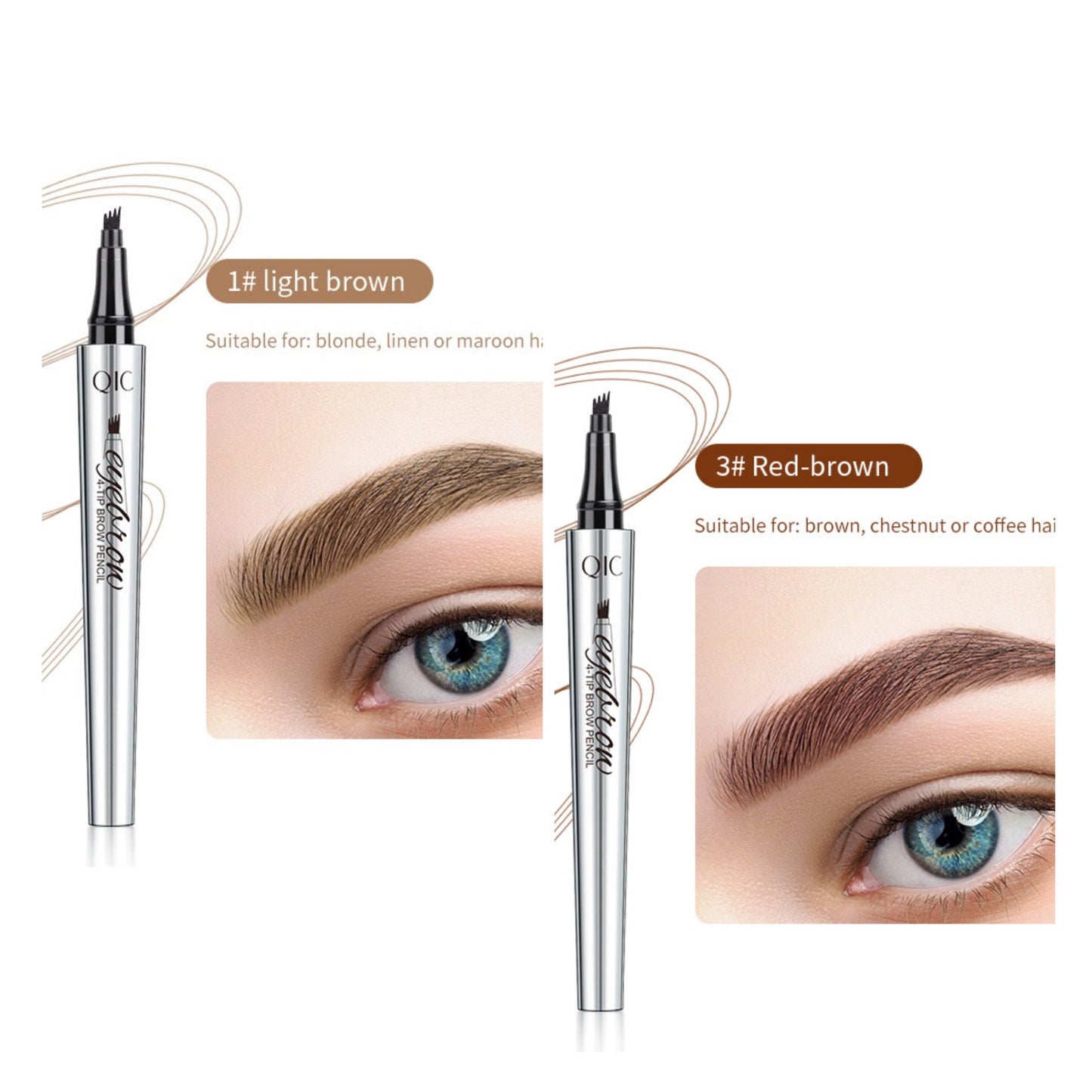 🔥Crayon de tatouage 3D imperméable à 4 pointes de fourche pour microblading (🔥 achetez-en 1, obtenez-en 1 gratuit)