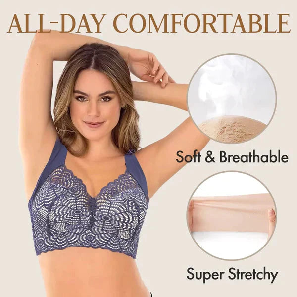 đżăSECOND SKINăCLOUD LIFT BRA SET | Pack de 3 sans couture et sans armature | Bandeaux anti-glisse et respirant đž