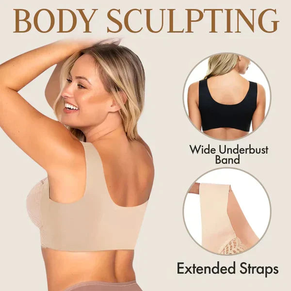 đżăSECOND SKINăCLOUD LIFT BRA SET | Pack de 3 sans couture et sans armature | Bandeaux anti-glisse et respirant đž