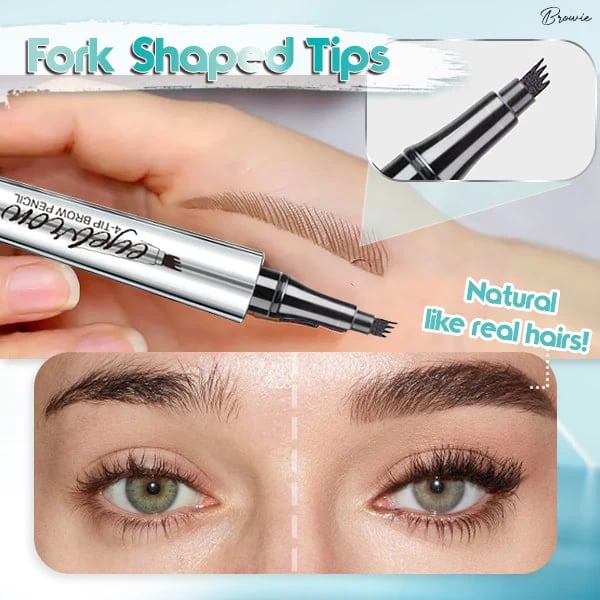 🔥Crayon de tatouage 3D imperméable à 4 pointes de fourche pour microblading (🔥 achetez-en 1, obtenez-en 1 gratuit)