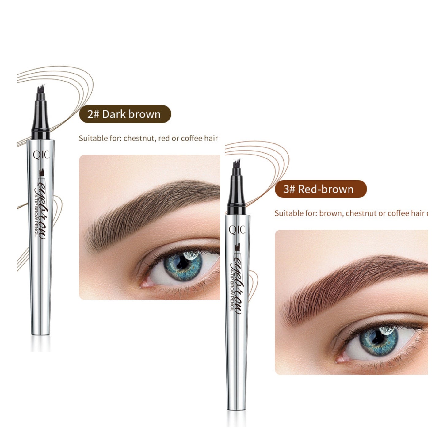 🔥Crayon de tatouage 3D imperméable à 4 pointes de fourche pour microblading (🔥 achetez-en 1, obtenez-en 1 gratuit)