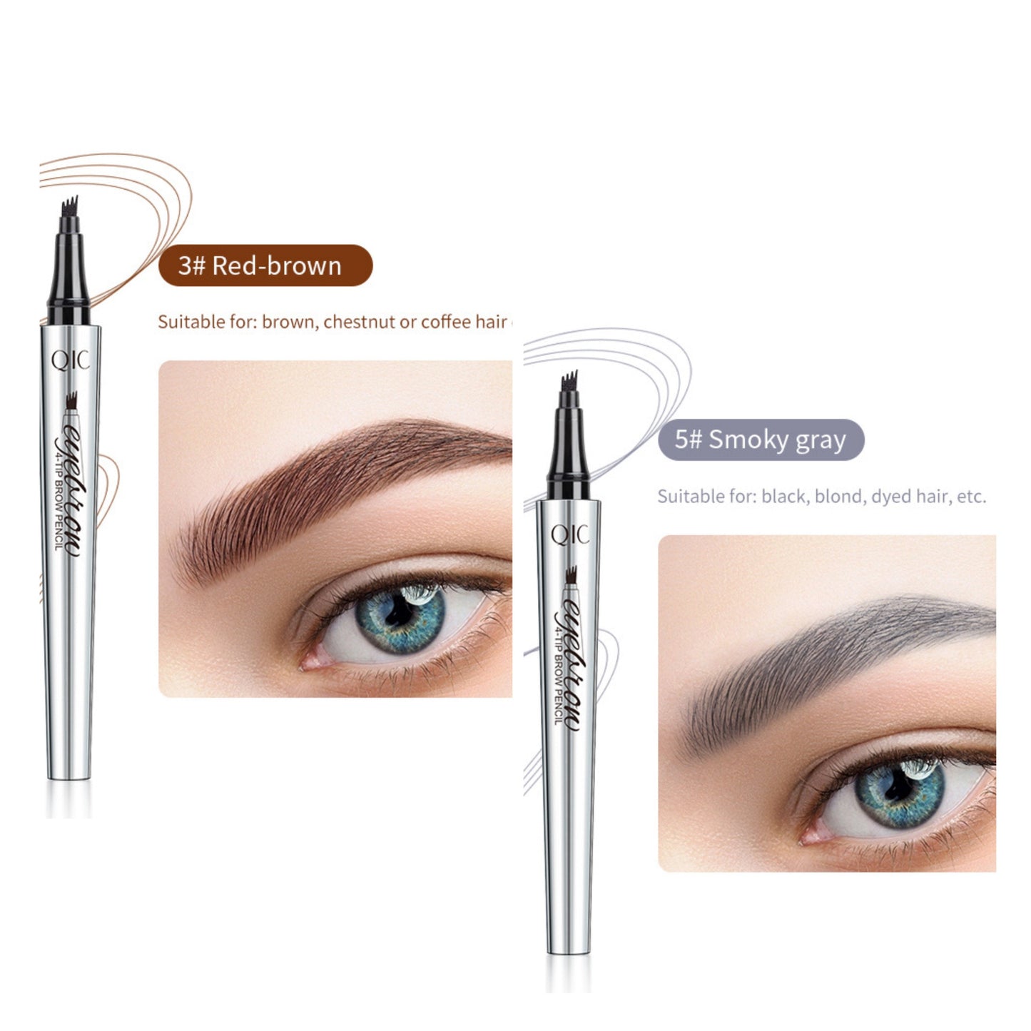 🔥Crayon de tatouage 3D imperméable à 4 pointes de fourche pour microblading (🔥 achetez-en 1, obtenez-en 1 gratuit)