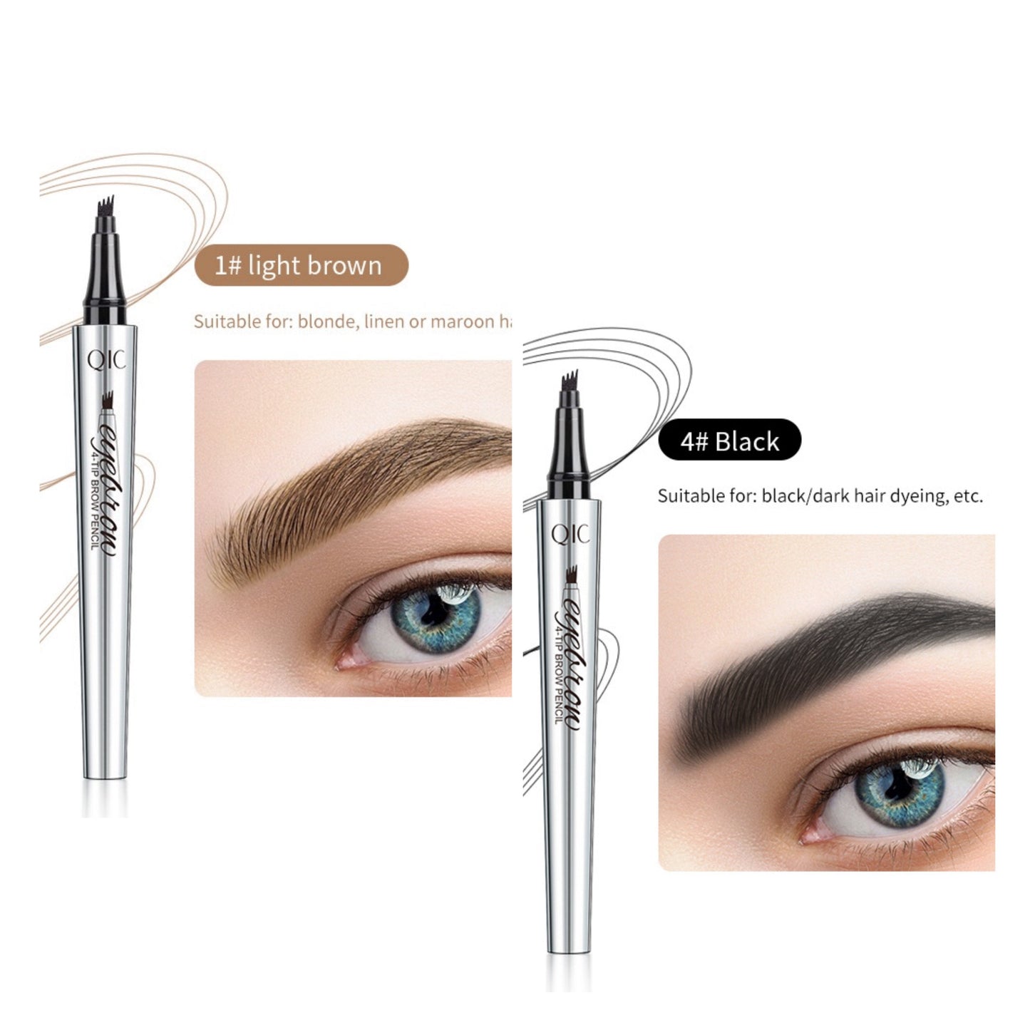 🔥Crayon de tatouage 3D imperméable à 4 pointes de fourche pour microblading (🔥 achetez-en 1, obtenez-en 1 gratuit)