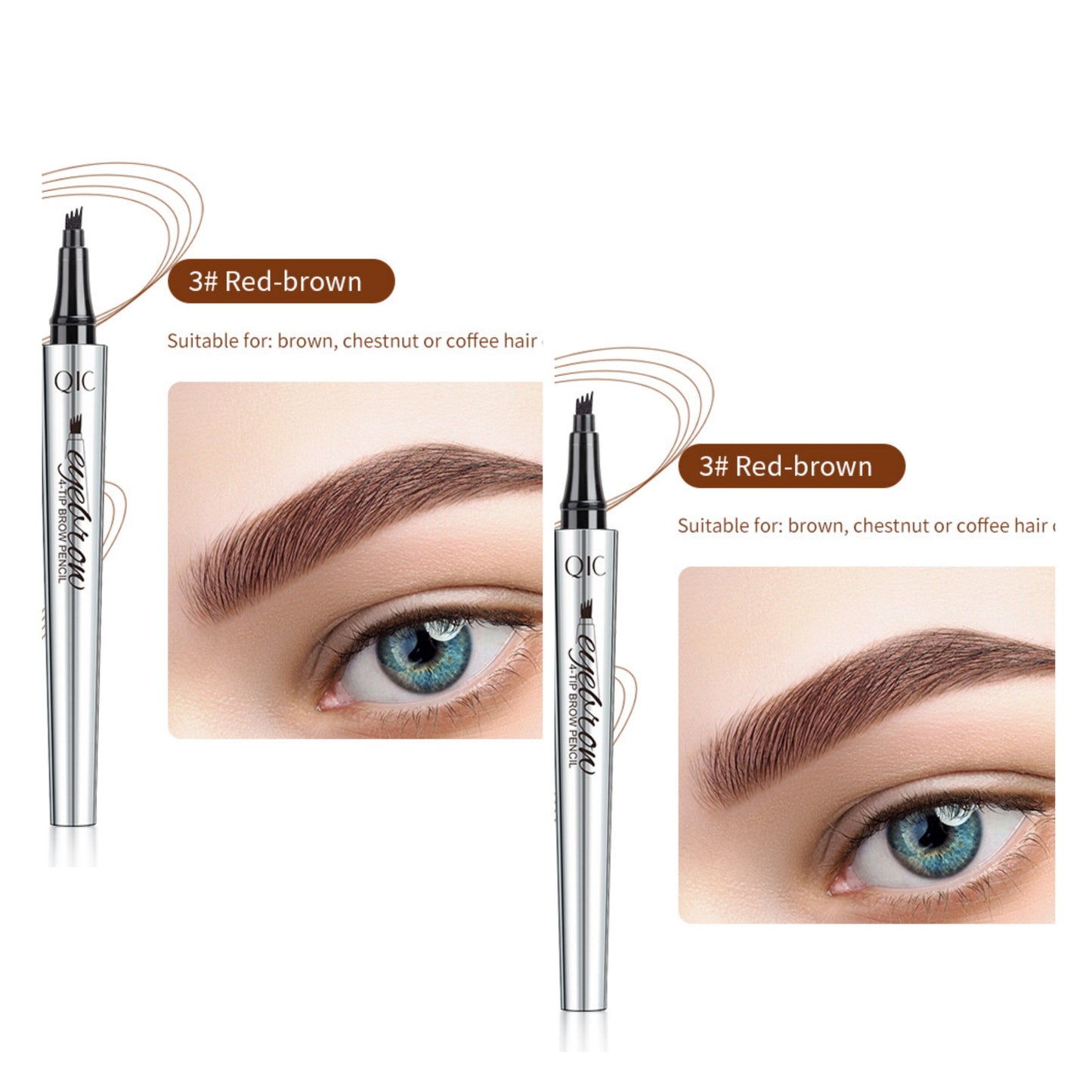 🔥Crayon de tatouage 3D imperméable à 4 pointes de fourche pour microblading (🔥 achetez-en 1, obtenez-en 1 gratuit)