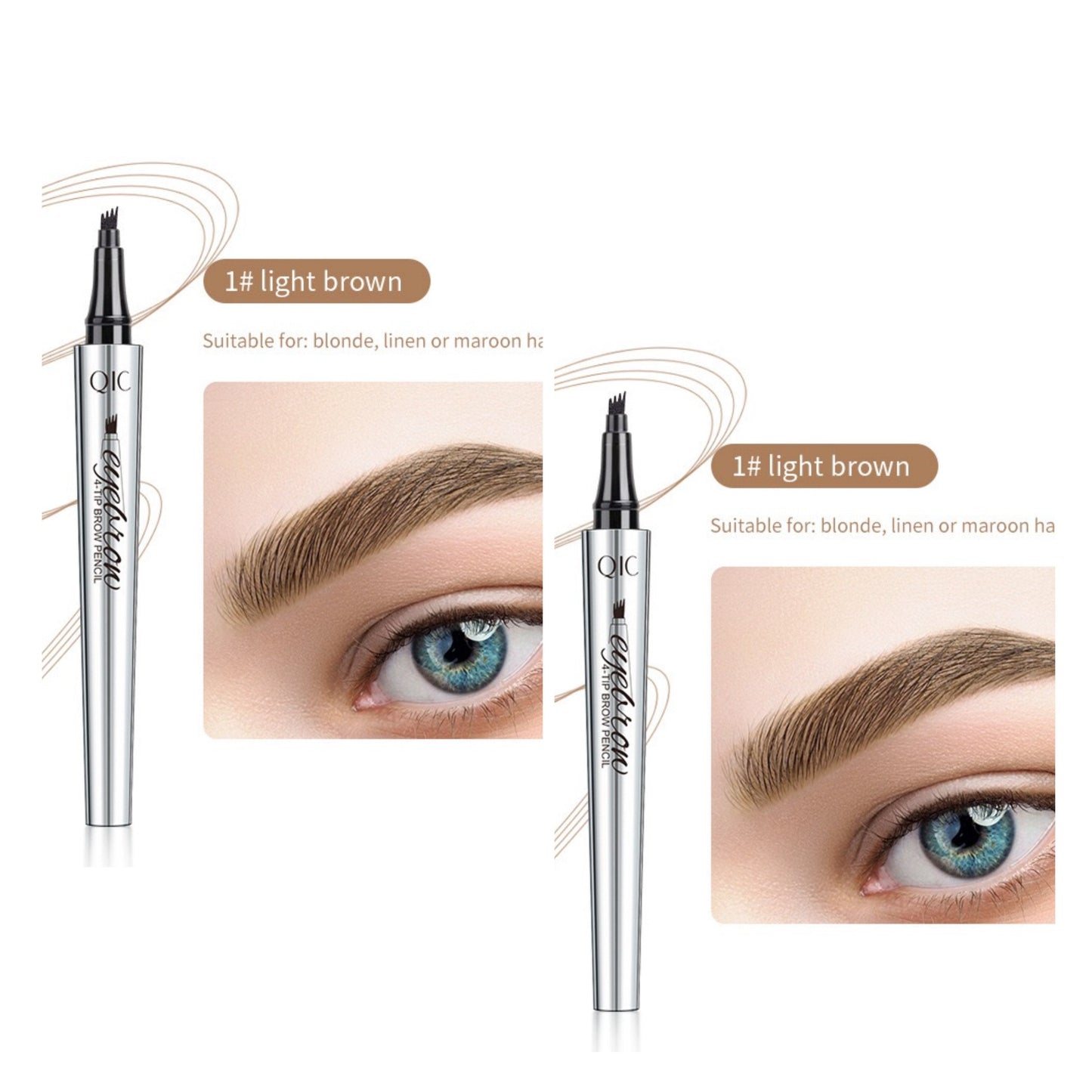 🔥Crayon de tatouage 3D imperméable à 4 pointes de fourche pour microblading (🔥 achetez-en 1, obtenez-en 1 gratuit)