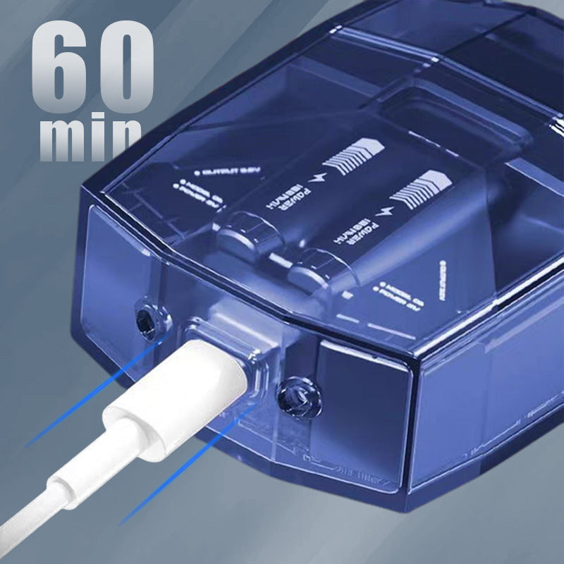 🚀【Minimaliste】Rasoir électrique transparent💎 Silencieux & portable, un must-have !