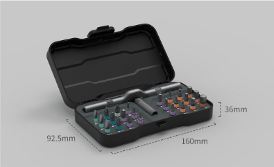 🔥Jeu de tournevis 24 en 1 DlY Tournevis magnétique compact et portable avec verrouillage