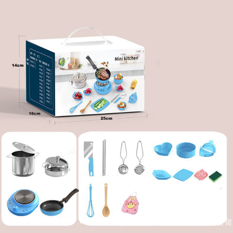 🔥 50 % de réduction ! 🎁🎄 Jouet mini-cuisine pour enfants – Set complet de 22 pièces, réaliste, sécurisé & éducatif 🍳✨
