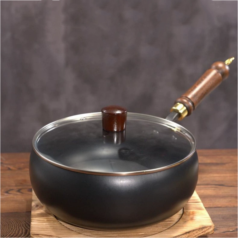 ⏳Spécial à durée limitée⏰Pot en fer épais non revêtu🍲