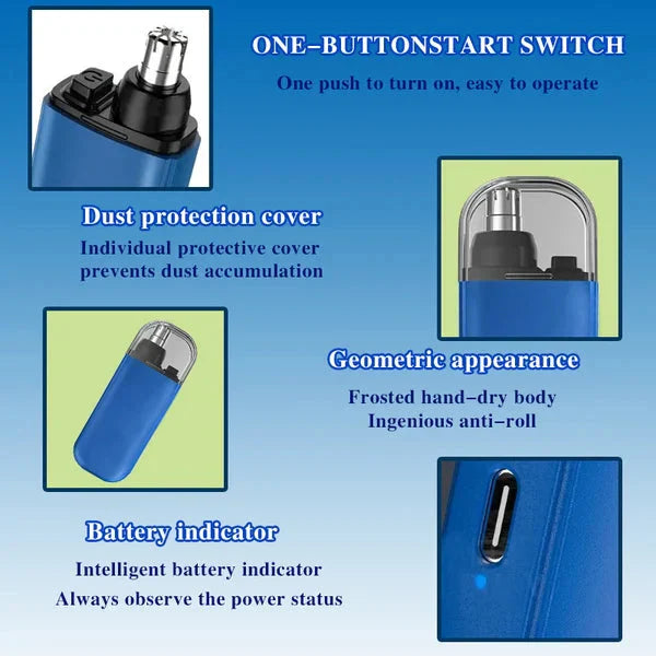 Tondeuse portable pour les poils de nez 【Cadeau attentionné❤️🔥】
