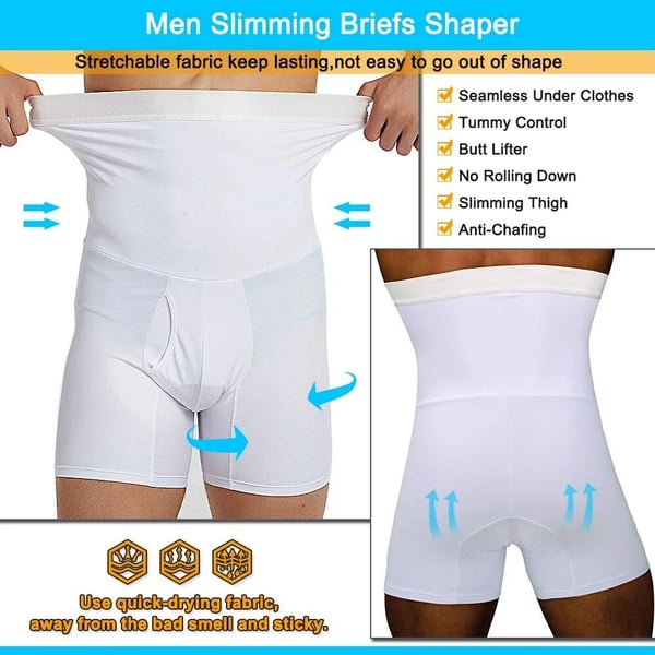 Short de contrôle du ventre pour hommes