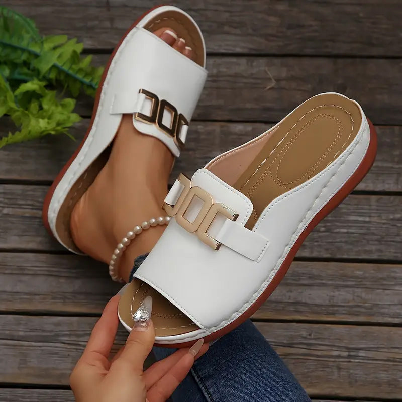 🔥 Dernier jour : 50 % de réduction ! 🏖️💞 Confort absolu – Sandales orthopédiques compensées pour femmes