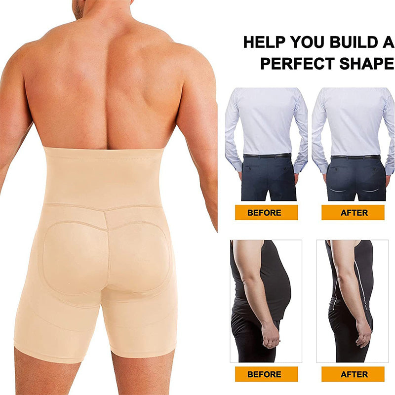 Sous-vêtements gainants taille haute pour homme