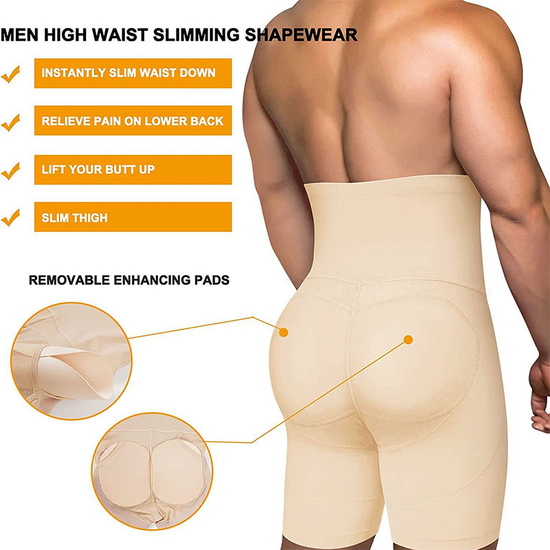 Sous-vêtements gainants taille haute pour homme