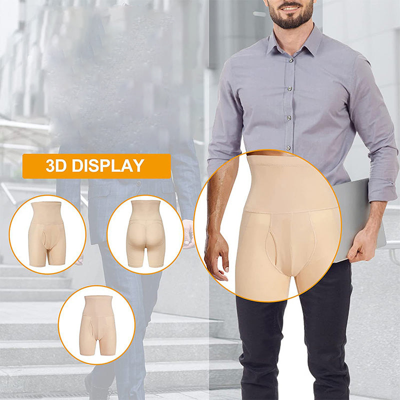 Sous-vêtements gainants taille haute pour homme