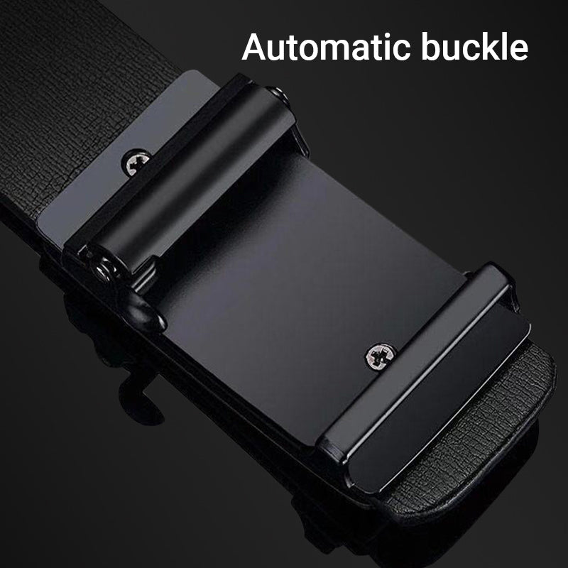 Ceinture en cuir pour hommes, à la mode et résistante aux rayures