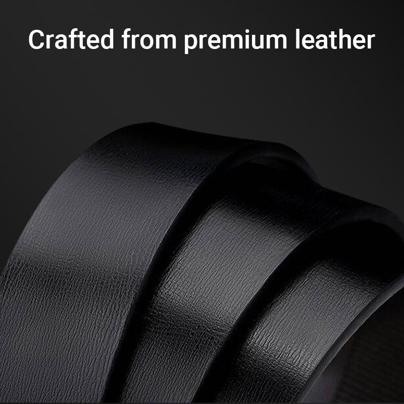 Ceinture en cuir pour hommes, à la mode et résistante aux rayures
