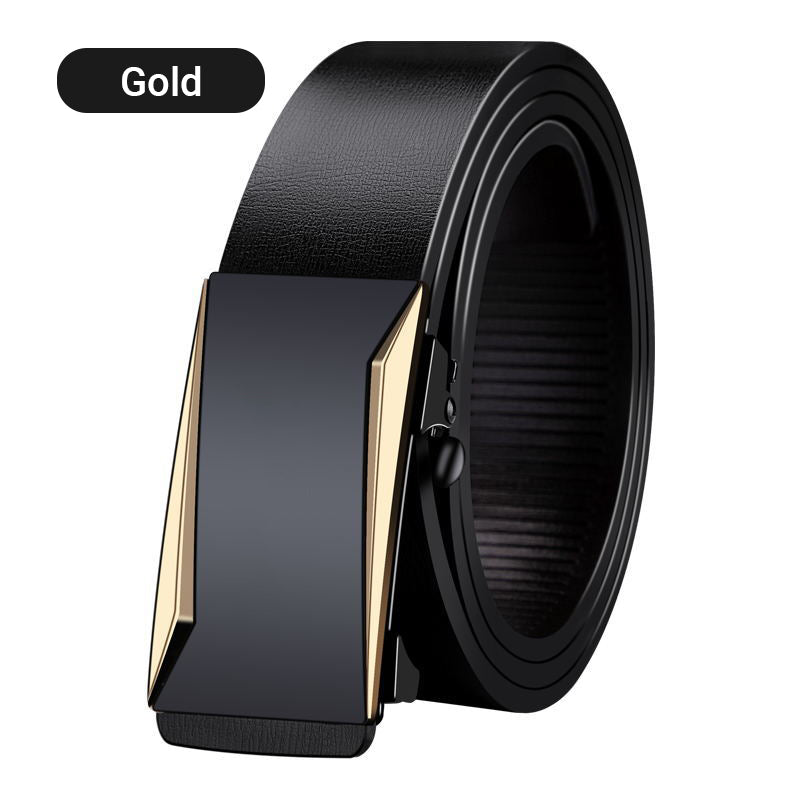 Ceinture en cuir pour hommes, à la mode et résistante aux rayures