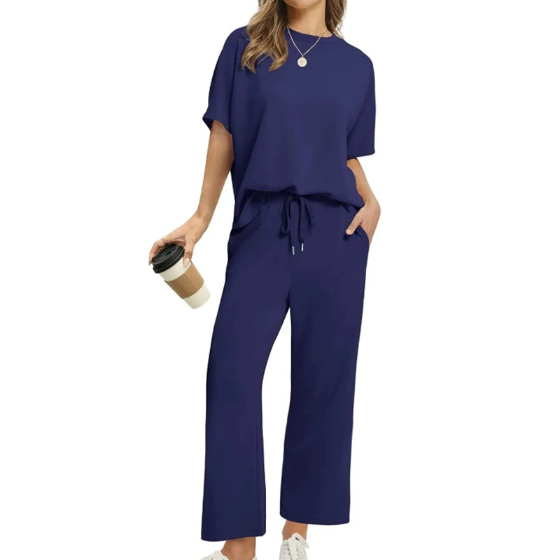 ✨️Ensemble haut et pantalon décontractés et doux pour femme (ensemble 2 pièces)