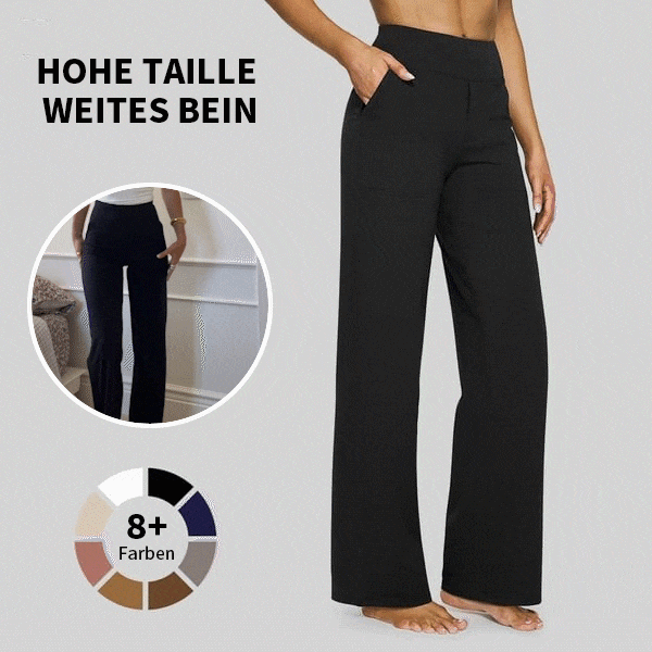 đ Dernier jour 50% de rĂ©duction đ„ Pantalon ample Ă taille haute pour les affaires dĂ©contractĂ©es et les pantalons de yoga.