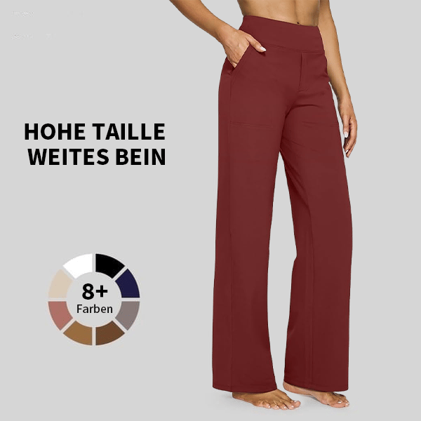 đ Dernier jour 50% de rĂ©duction đ„ Pantalon ample Ă taille haute pour les affaires dĂ©contractĂ©es et les pantalons de yoga.